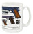 Cuppa Second Amendment Rights 15-Ounce Coffee Mug with 1911s