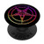 Aesthetic Vaporwave Satanic Pentagram Retro Glitch effect PopSockets PopGrip Swappable Grip for Phones   Tablets