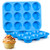 Silicone Muffin Pan Regular 12-Cup European LFGB Cupcake Pan for Baking Muffin Cake Fat Bomb Pudding 2-Pack Nonstick BPA Free