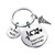 UJIMS Radiologist Keychain X-ray Tech Gifts Peace Love Radiology Appreciation Gift for Radiographer Sonographer X-Ray Tech Graduation Jewelry Radiologist Keychain
