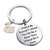 ENSIANTH Swan Keychain Hippo Swan Gift Always Be Yourself Swan Theme Inspirational Gift Animal Positive Jewelry Swan Key
