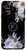 Galaxy S9 Letter F Initial Monogram Blue Flowers Floral On Black Gift Case