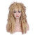 wildcos Long Curly hair Cosplay Wig for Men Blonde with Reddish Brown