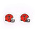 Texas Tech NCAA Team Logo on Woodgrain 4 x 4 Absorbent Ceramic Car Coasters Pack of 2