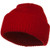 Solid Plain Watch Cap Beanie - Red OSFM