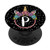 Unicorn Letter P Initial Monogram Horn Floral PopSockets PopGrip Swappable Grip for Phones   Tablets