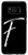 Galaxy S8 Letter F Phone Case Black Calligraphy Monogram Initial F Case
