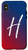 iPhone XXS Initial H Phone Case Gradient Ombre Red Purple Blue Letter H Case