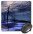3dRose LLC 8 x 8 x 0_25 Inches Mouse Pad Blue Tree 3D mp-12292-1
