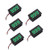 DaFuRui 5Pack Green Mini Digital Voltmeter DC 3V-30V 0_56 Inch Two-Wire LED Panel Digital Display Voltage Meter