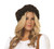 RG Costumes Womens Colonial Mop Cap Brown