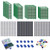Smraza 100pcs Double Sided PCB Board Kit Prototype Boards for DIY Soldering and Electronic Project Circuit Boards Compatible with Arduino Kits 30PCS 40 Pin 2_54mm Male and Female Header Connector