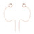 SLUYNZ 925 Sterling Silver Cuff Chain Earrings Wrap Tassel Earrings for Women Crawler Earrings rose gold