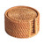 Rattan Coasters Handmade Teacup Coasters Creative Gift for Kitchen Table Drinks Crafts Round Natural Coasters Coasters Set 3_94in