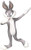 NJ Croce Bugs Bunny Bendable Figure