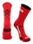 TCK Wisconsin Badgers Champion Crew Socks CardinalBlack Large