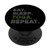 Eat Sleep Yoga Repeat Funny Saying PopSockets Grip and Stand for Phones and Tablets