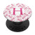 Pineapples Letter H Initials Monogram PopSockets Grip and Stand for Phones and Tablets