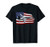 F-14 Tomcat Plane Distressed US Flag t shirt Pilot T-Shirt