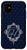 iPhone 11 Blue ornamental initial letter H monogram elegant Case