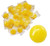 Lemon Discs Hard Candy 2 Pounds-For Office Candy Jars-Individually Wrapped Yellow Disks