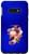 Galaxy S10e Blue floral initial letter J monogram lilac blush flowers Case