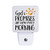 Dexsa Plug in LED Night Light - Automatic and Safe, Illuminates and Adds The Perfect Touch to Any Room | Let Your Light Shine Nightlight - God's Promises are New Every Morning