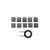 Cherry MX Key Switch FPS Backlit Key Caps for Corsair Gaming Keyboards ?Gray?