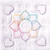 Jack Dempsey Stamped White Quilt Blocks 18X18 6Pkg-XX Hearts Circle