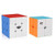 D-FantiX 2x2 3x3 Speed Cube Set Stickerless Qiyi Qidi S 2x2x2 Cyclone Boys 3x3x3 Puzzle Cube Bundle