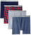 Fruit of the Loom Mens Boxer Briefs Pack of 4 Fashion PrintsSolids XX-Large