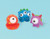 amscan Assorted Monster Character Stress Toy - 12 pcs_