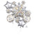 Anagram Shining Snow Foil Balloon Bouquet Medium Multicolor