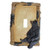 Black Bear on Log Single Switch Cover Cabin Lodge Style Home Decor