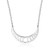 Moon Phase Necklace Crescent Moon Necklace Astronomy Lunar Necklace Silver