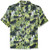 French Connection Mens Long Sleeve Printed Regular Fit Button Down Shirt Wild Lime M