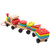 Hztyyier Stacking Train Wooden Toddler Toy Blocks Train Baby Kids Early Developmental Toys Assemble Educational Toy
