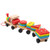 Hztyyier Stacking Train Wooden Toddler Toy Blocks Train Baby Kids Early Developmental Toys Assemble Educational Toy