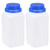 uxcell Plastic Lab Chemical Reagent Bottle 1000ml34oz Wide Mouth Sample Sealing Liquid Storage Container Translucent 2pcs