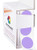 ChromaLabel 1 Inch Round Removable Color-Code Dot Stickers 1000 per Dispenser Box Lavender