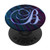 B Blue Rectangle Polygon Geometric Initial Monogram Letter PopSockets Grip and Stand for Phones and Tablets
