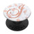 J Pink White Pineapples Abstract Monogram Initial Letter PopSockets PopGrip Swappable Grip for Phones   Tablets