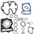 Soomee Complete Top End Head Gasket Kit for Honda TRX400EX TRX 400EX Sportrax 400 1999-2008 Honda TRX400X TRX 400X 2009-2014 Cylinder Piston Head Engine Repair Non-Asbestors