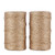 Jute Twine 656 Feet 3Ply Natural Arts Crafts Jute Rope Durable Packing String for Gardening Applications(2pcs x 328feet)