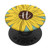 Cute Sunflower Letter H Monogram Initial Floral PopSockets Grip and Stand for Phones and Tablets