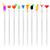Windspeed Cocktail Mixing Spoon, Bootle Cup Acrylic Mixer Bar puddler Swizzle stick Sticks 10 pcs