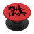 Ball Is Life Basketball Point Guard Toronto Black Red PopSockets Grip and Stand for Phones and Tablets