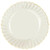 Amscan Premium Plastic Scalloped Plates, Cream, 10.25", 10 ct.| Party Supply, Gold/White