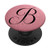 Letter B Chic Monogram Initial PopSockets Grip and Stand for Phones and Tablets