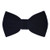 Velvet Bow Tie and Pocket Square Set- Navy